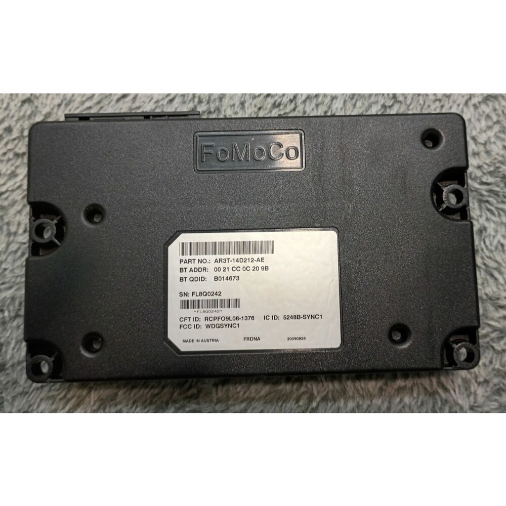 Communication Sync Control Module Fits 10-11 FORD MUSTANG FOCUS Recognition